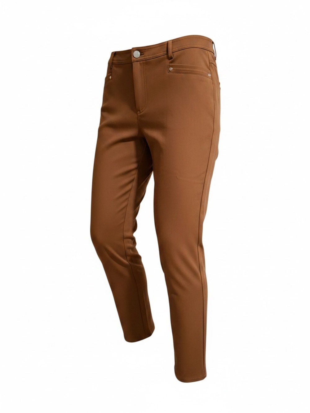 Chico’s So Slimming Refined Ponte Ankle Pants Brown Size 1.5 (Large 10/12) NWT